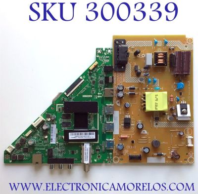 KIT DE TARJETAS PARA TV INSIGNIA / NUMERO DE PARTE MAIN 317GAAMBB63CVT / TD.T950.67 / NUMERO DE PARTE FUENTE PLTVK1205XA1 / 715G8098-P01-000-002S / VK1205XA1 / DISPLAY CV320H1-F01 / NUMERO DE PANEL TPT320B5-H1F01.D REV:S02BG / MODELO NS-32DF310NA19